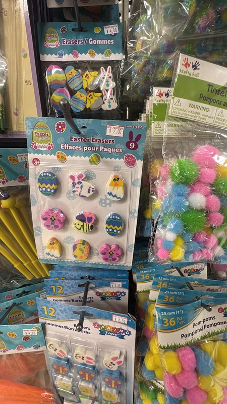easter erasers with bunny