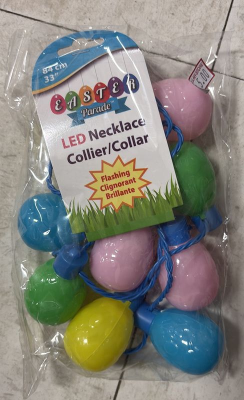 Easter LED necklace