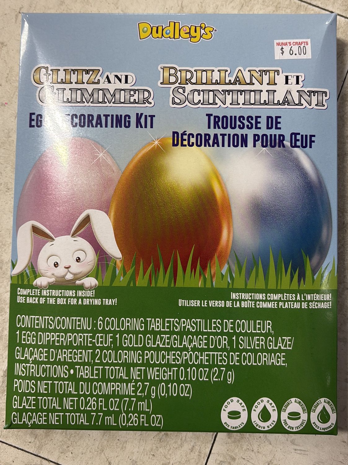 Dudleys egg decorating kit