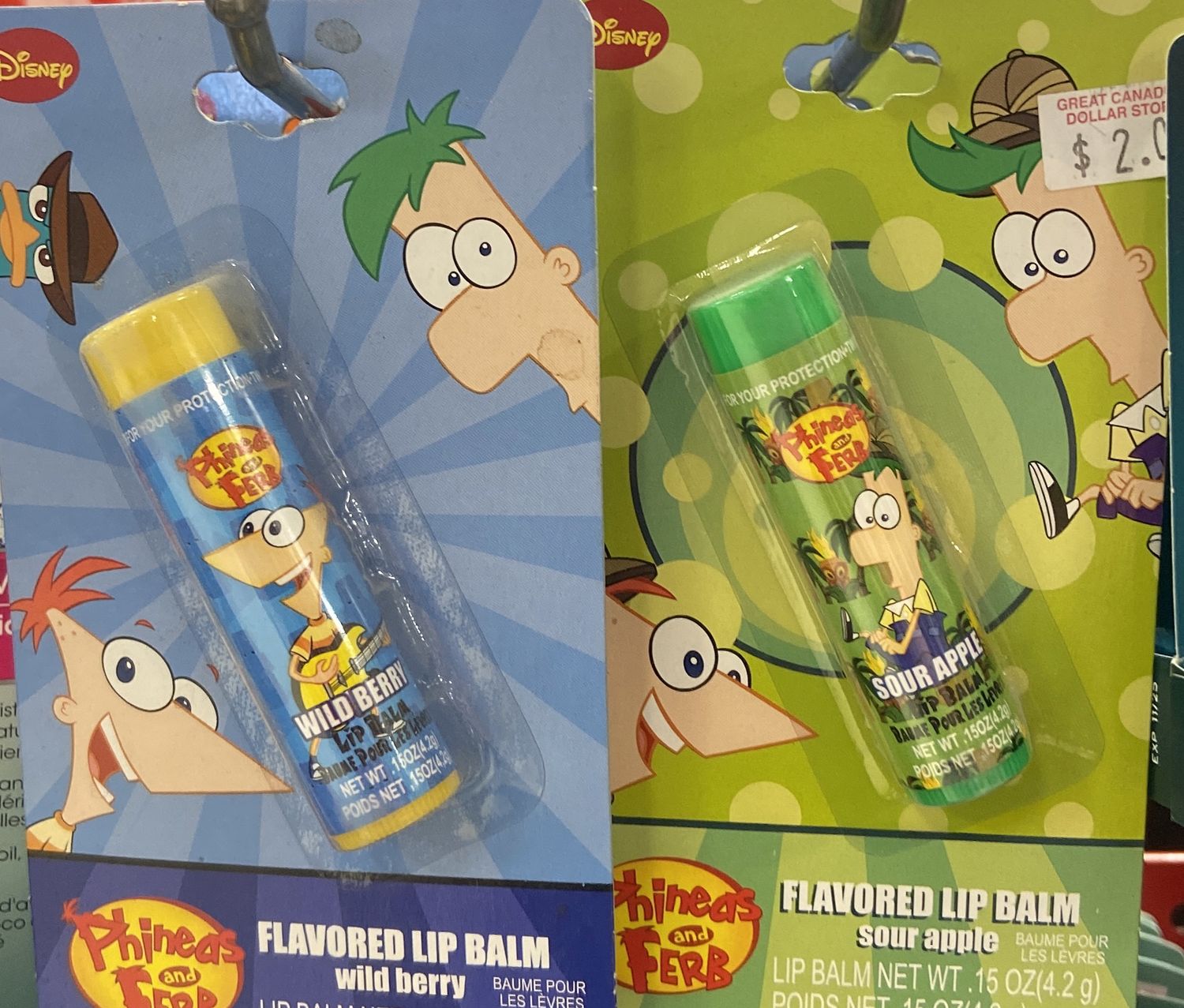 Phineas and Ferb Flavored Lip Balm