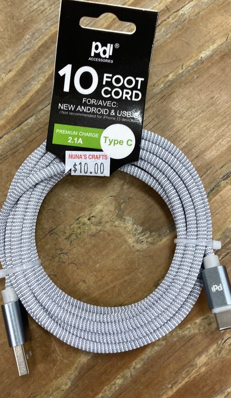 Pdi: Type C 10ft Fast Charger
