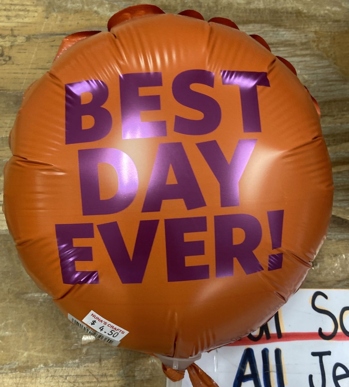 “Best Day Ever” Small Foil Balloon