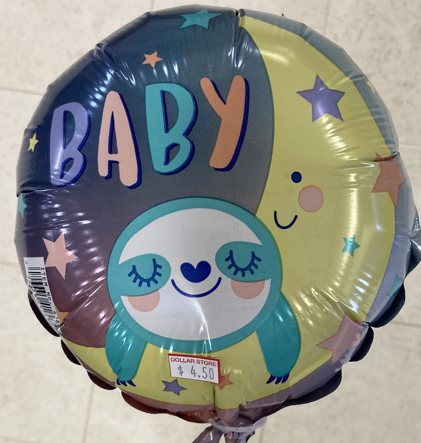 “Baby&quot; Sloth Themed Small Foil