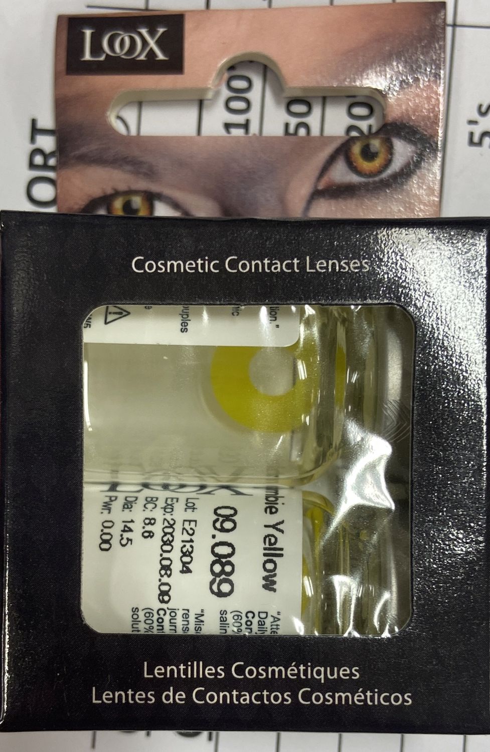 Contacts: 09.089 Zombie Yellow