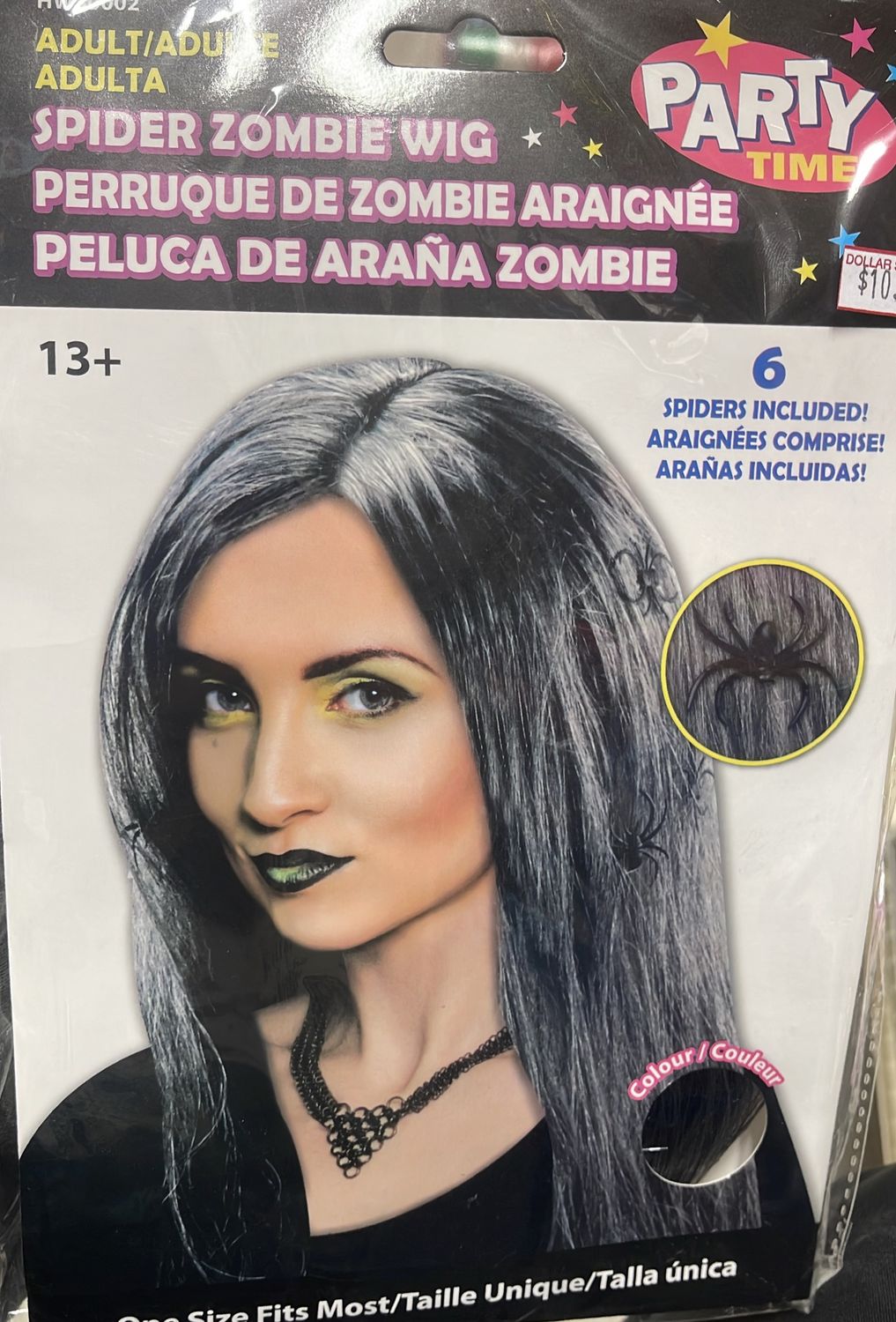 spider zombie wig
