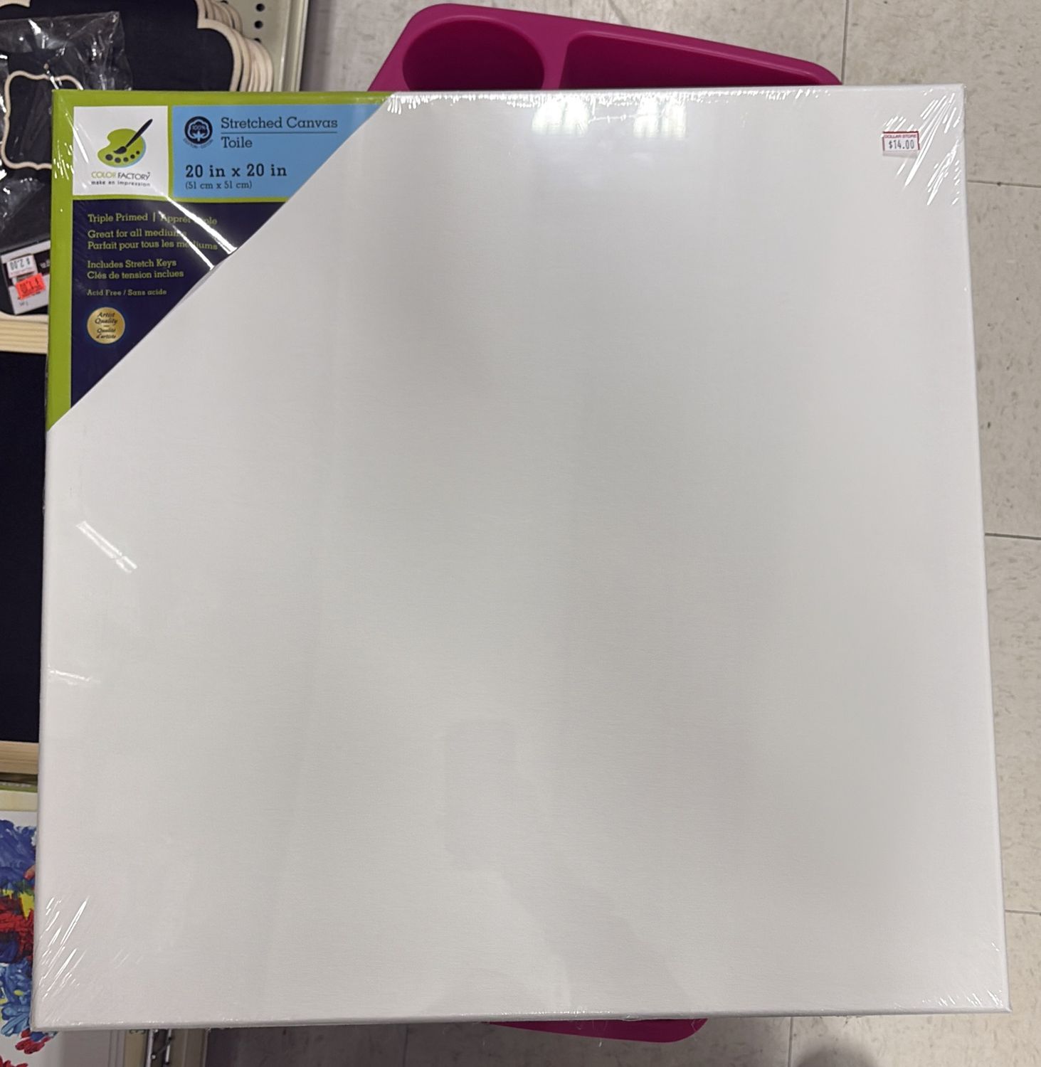 Stretched canvas 20*20