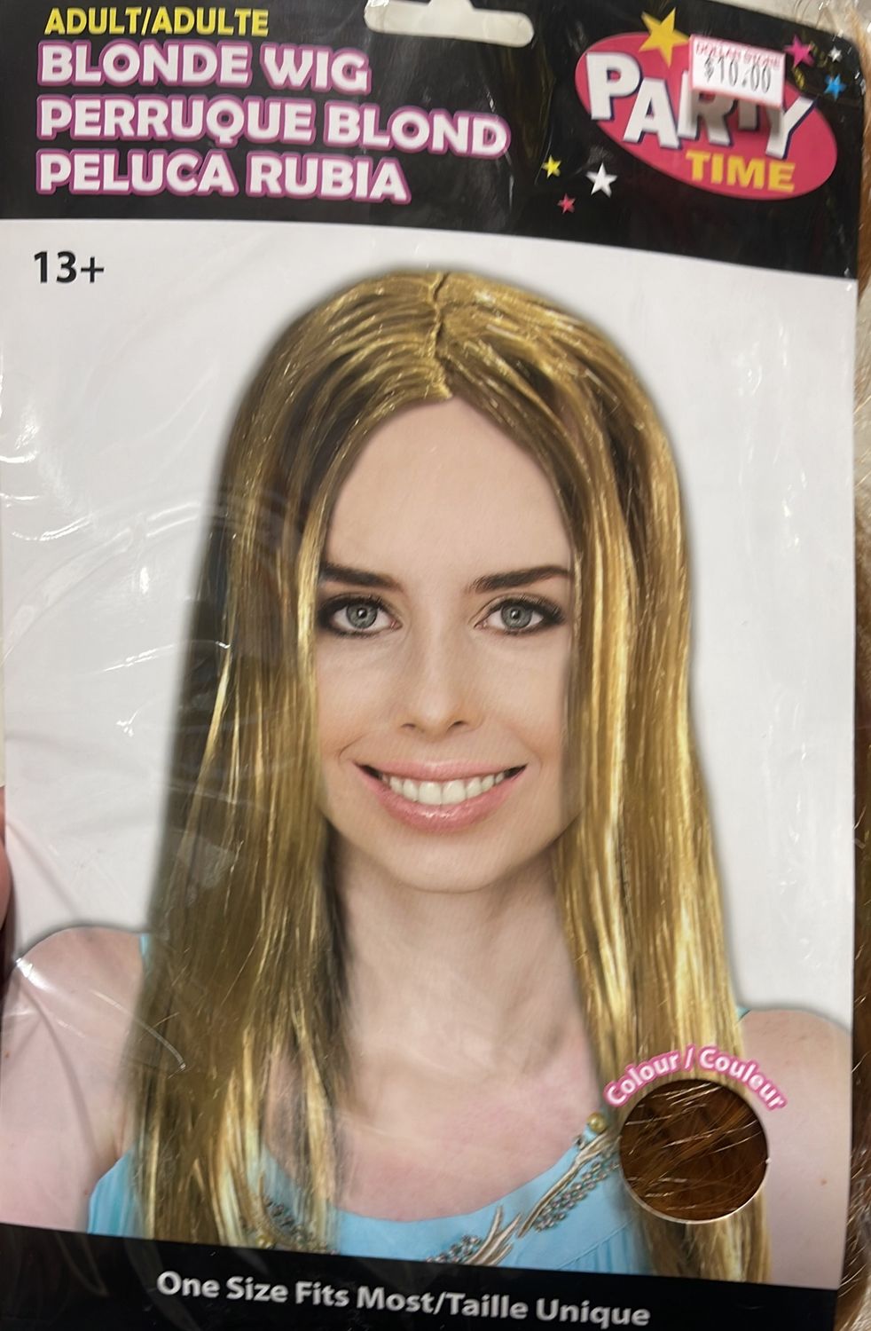Blonde wig