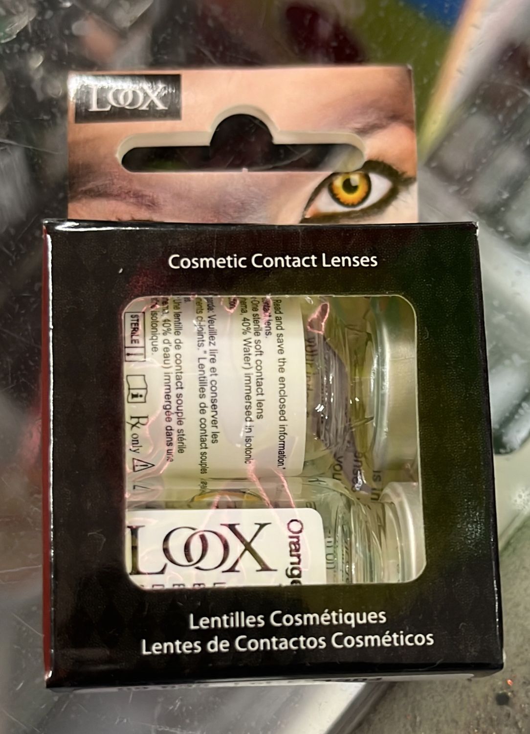 Cosmetic Contact Lenses: Orange Werewolf