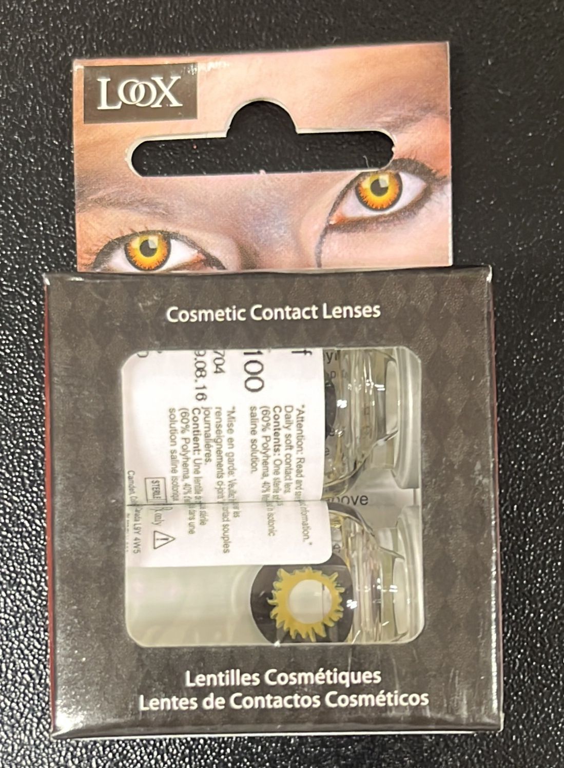 Cosmetic Contact Lenses: Black Wolf