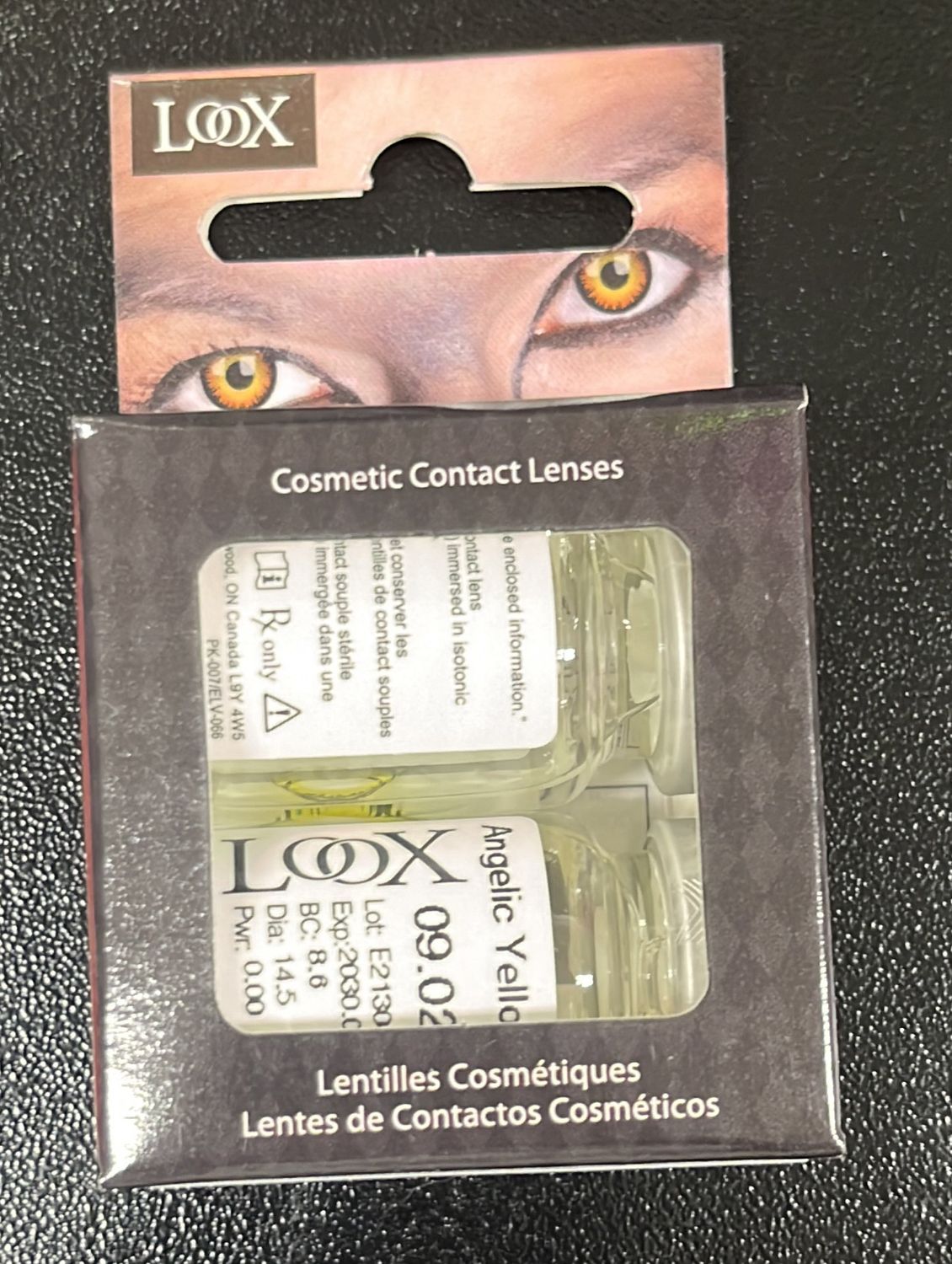 Cosmetic Contact Lenses: Angelic Yellow