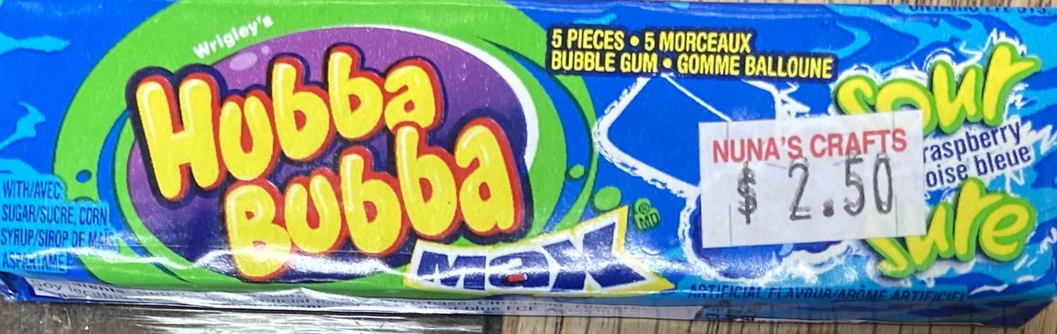 Hubba Bubba Max Sour Blueraspberry