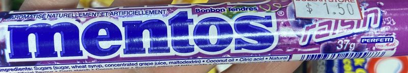 Raisin Mentos