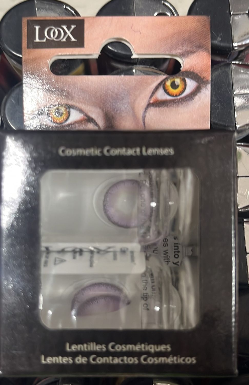 Cosmetic Contact Lenses: Glimmer Violet