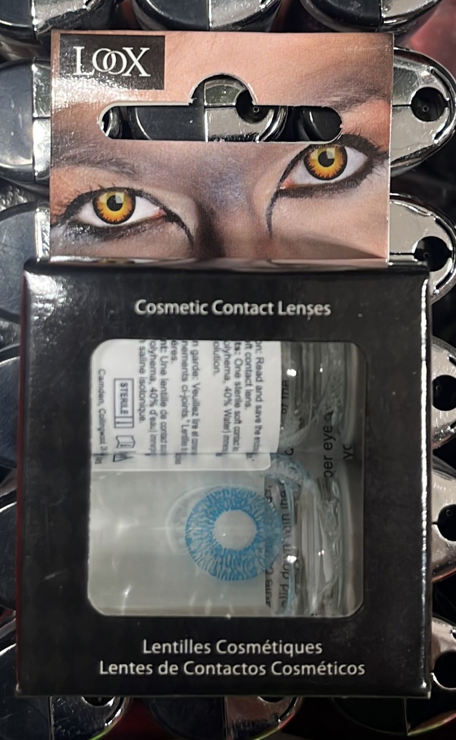 Cosmetic Contact Lenses: Intense Blue