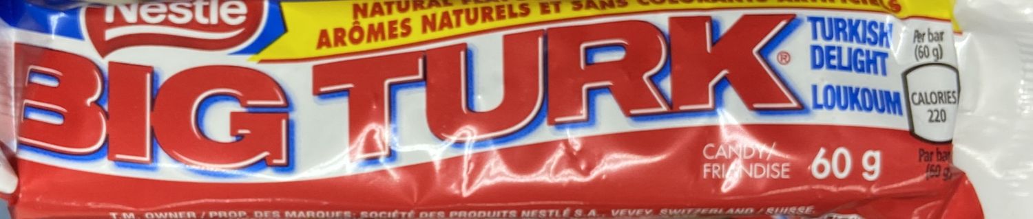 Big Turk Candy Bar