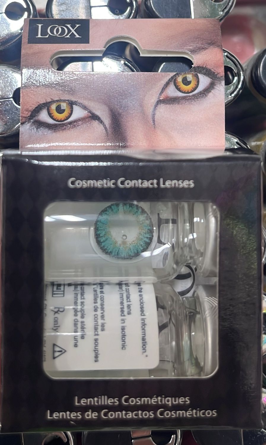 Cosmetic Contact Lenses: Deep Turquoise