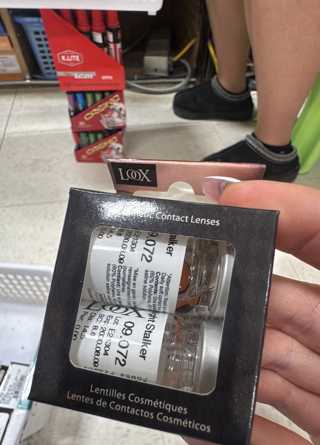 cosmetic contact lenses: night stalker