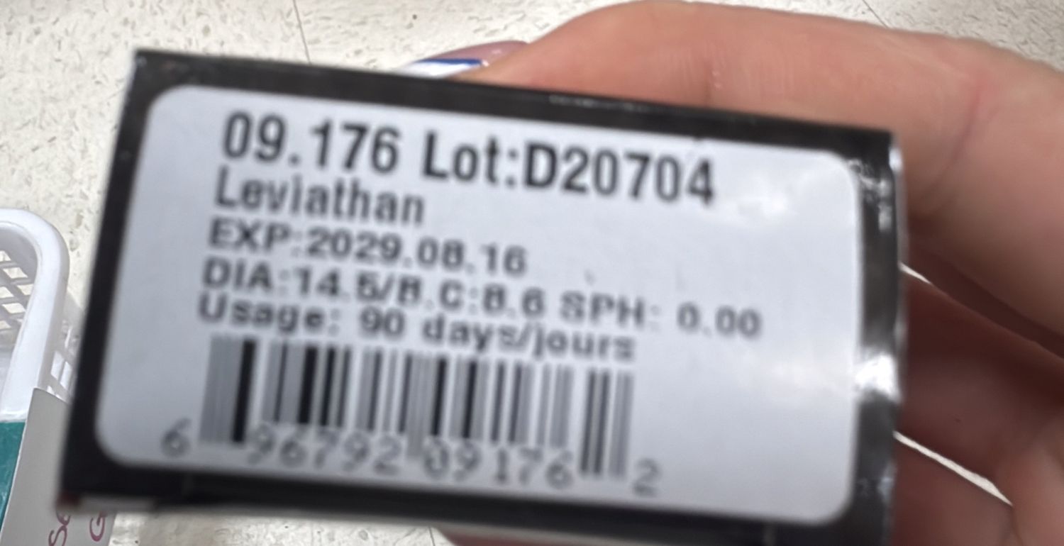 cosmetic contact lenses: leviathan
