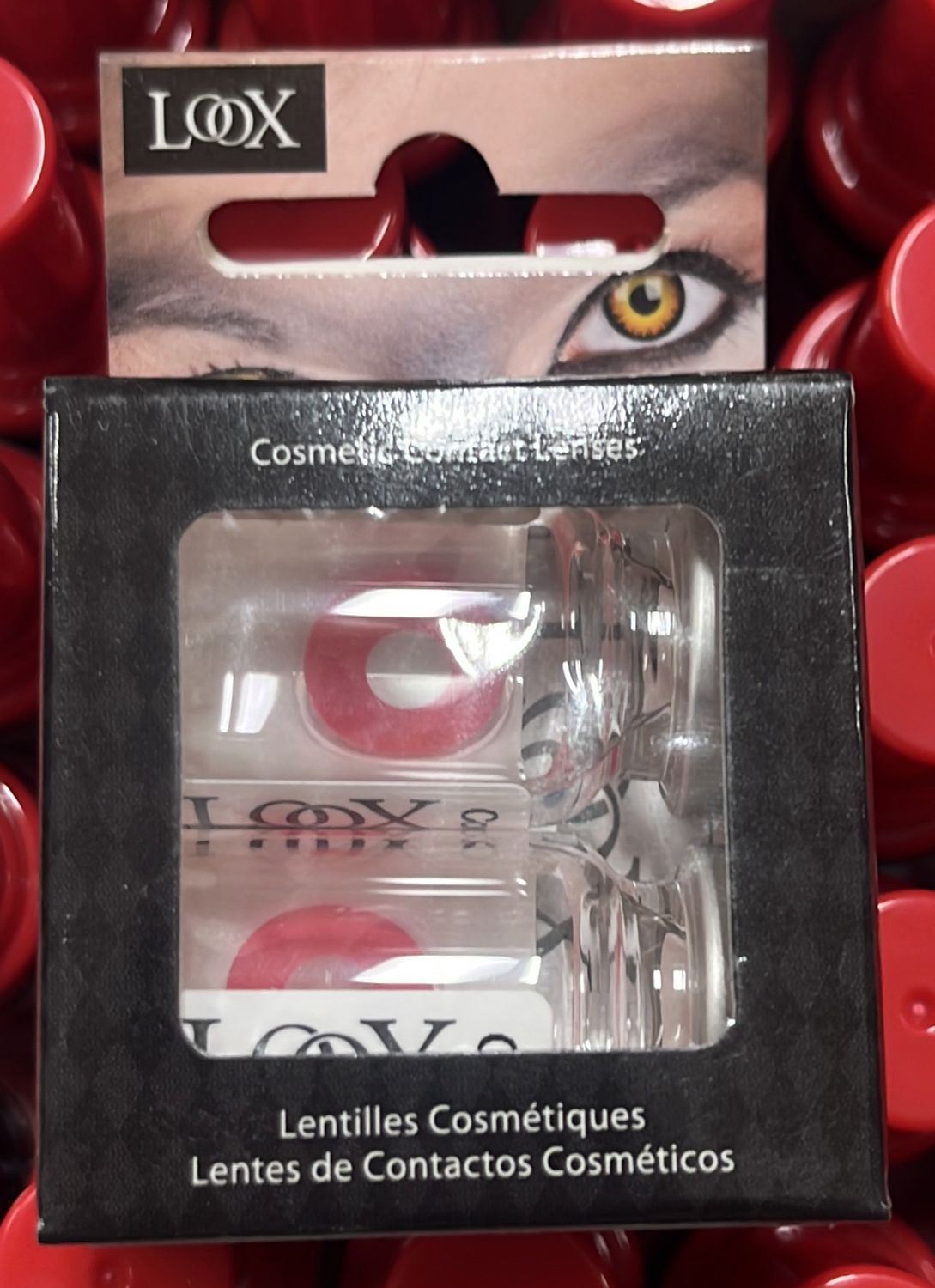 Cosmetic Contact Lenses: Costume Pink