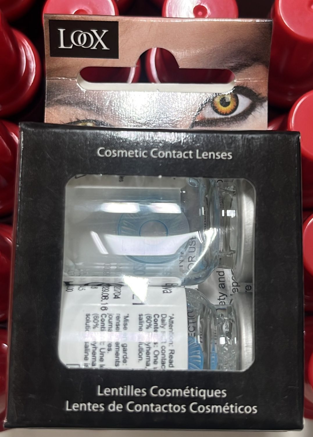 Cosmetic Contact Lenses: Blue Shiva
