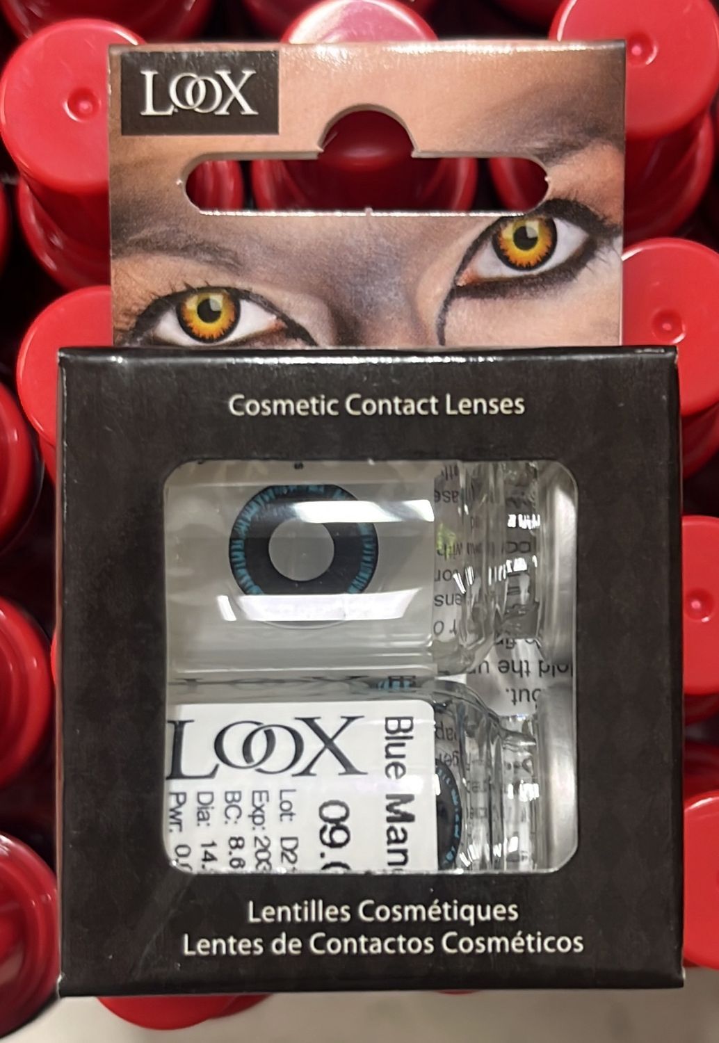 Cosmetic Contact Lenses: Blue Manga