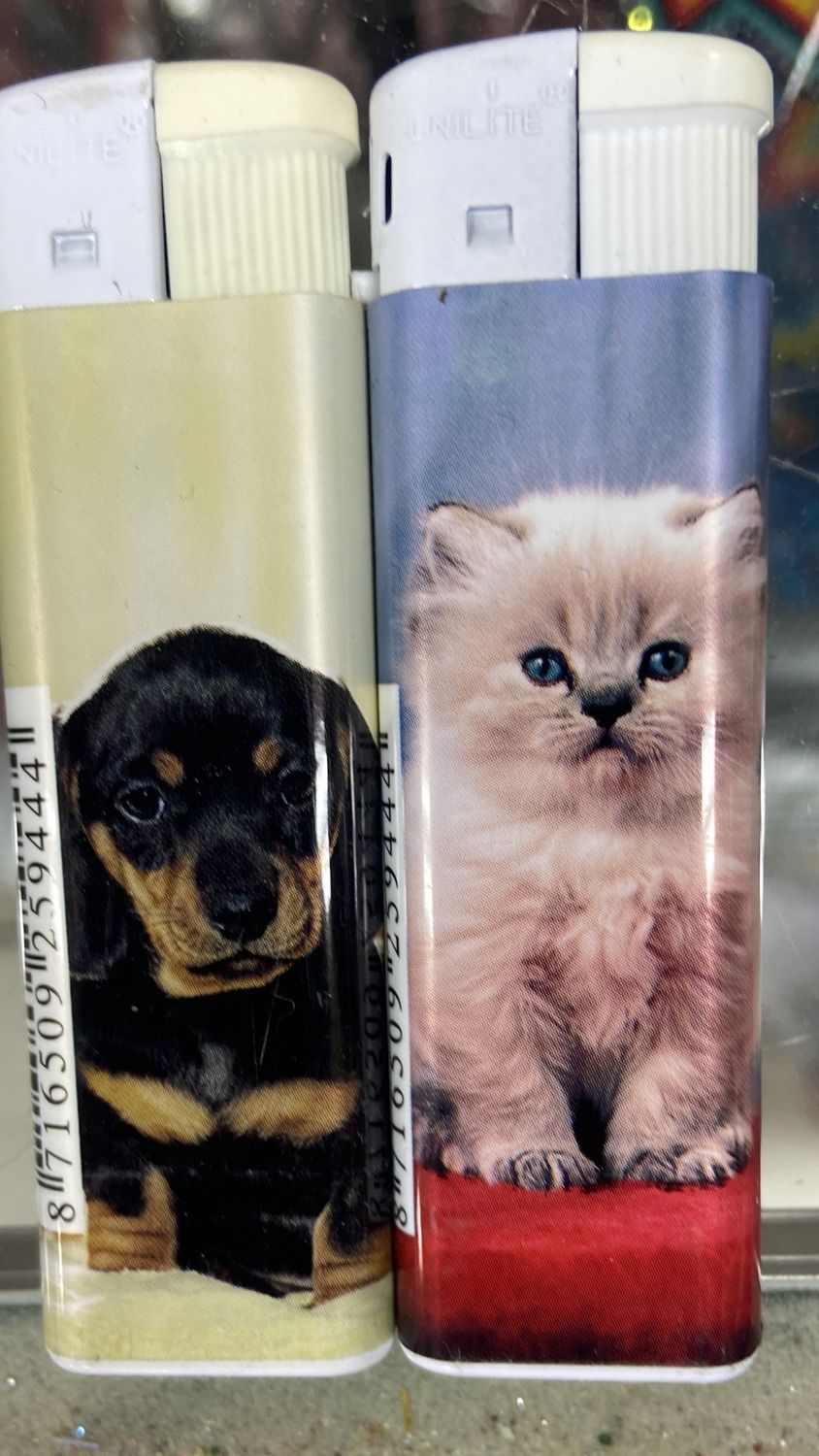 Asst. Dog/Cat Print Lighters
