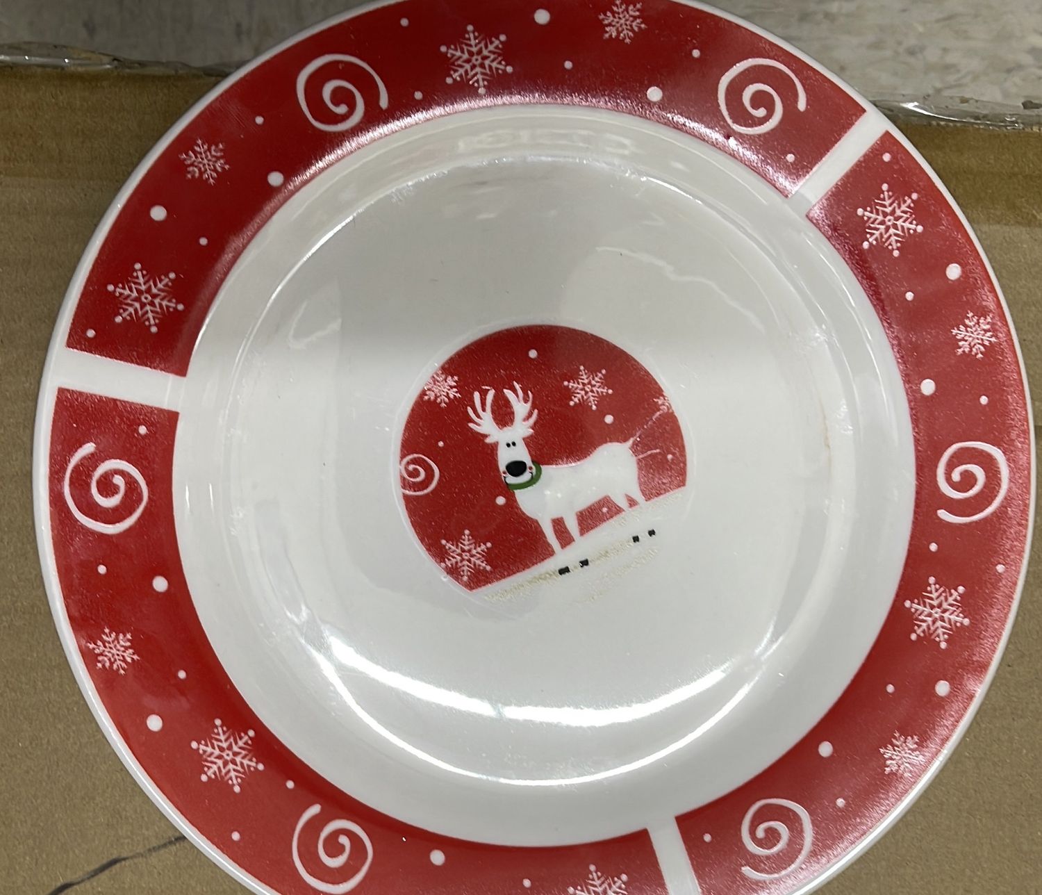 xmas plate