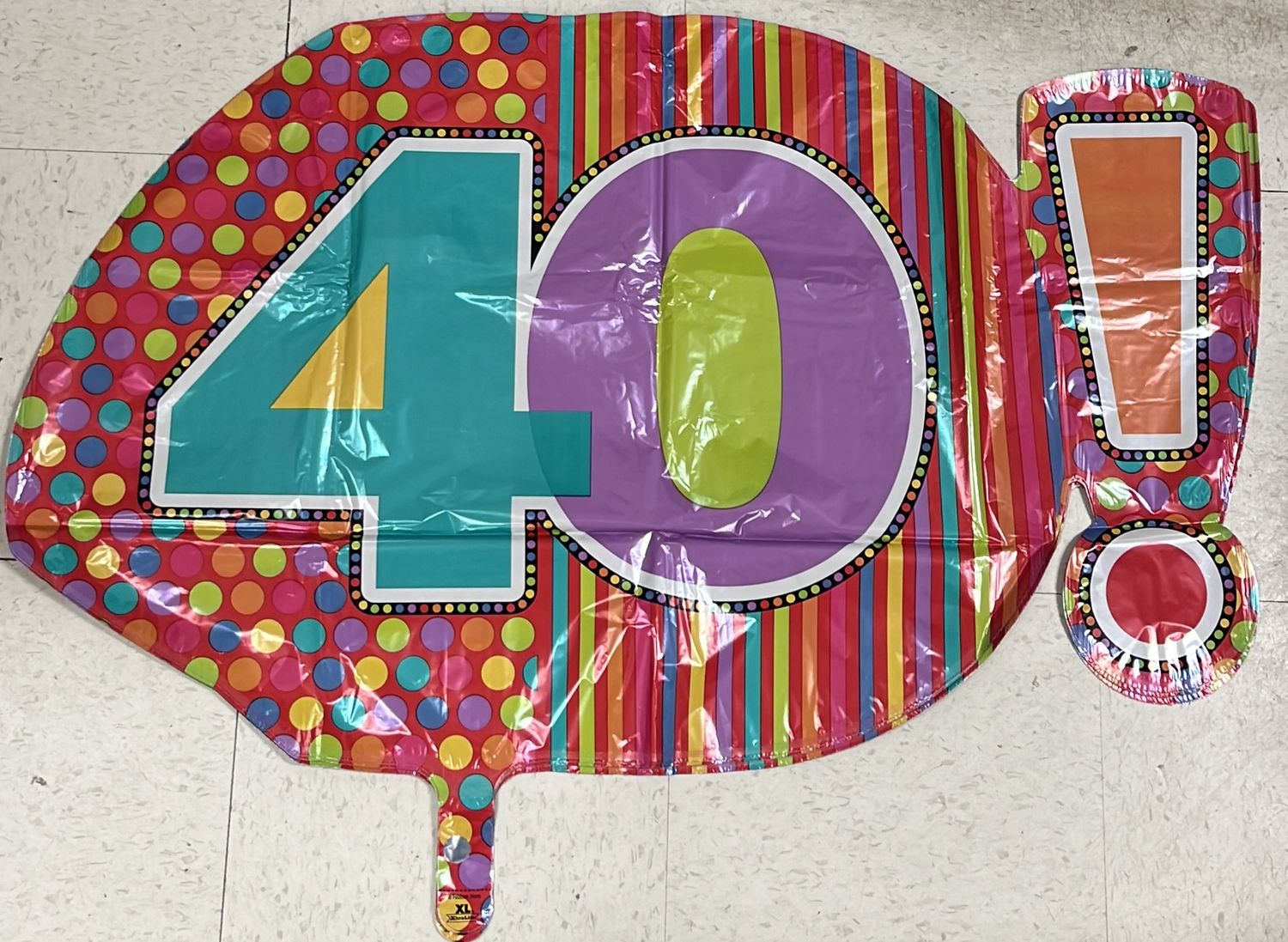 &quot;40!&quot; Supersize Foil