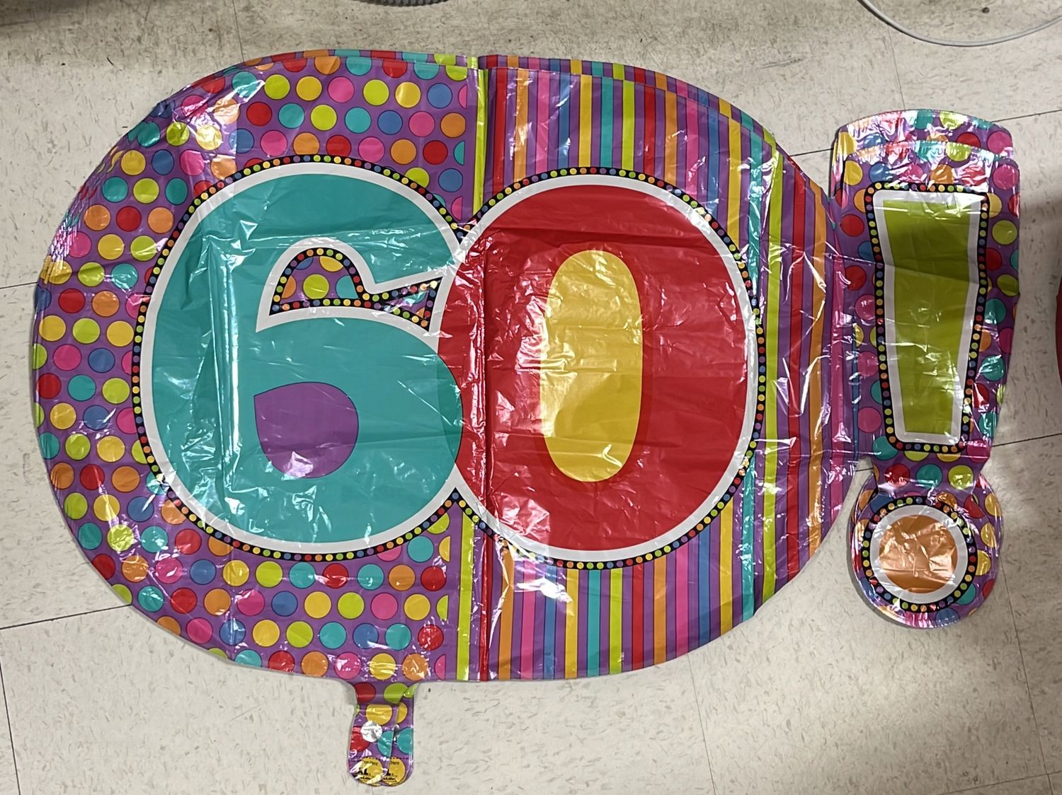 &quot;60!&quot; Supersize Foil