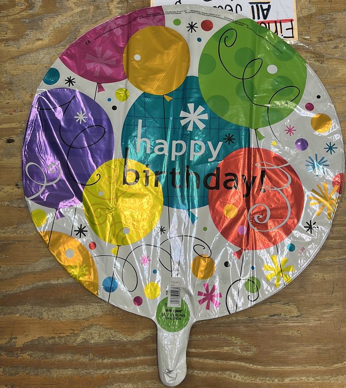 Happy Birthday (Balloon Design) Foil