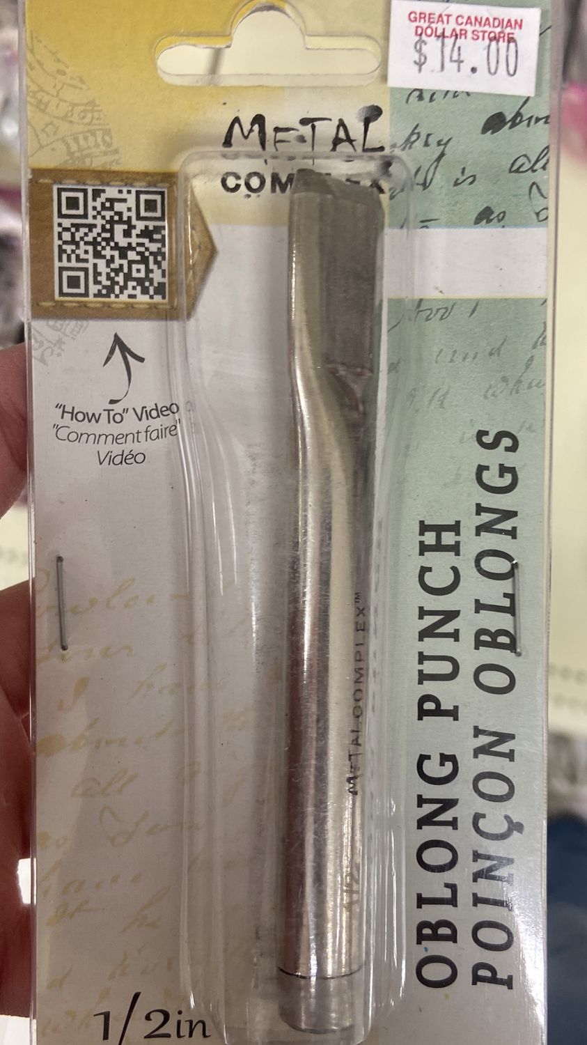 1/2&quot; Oblong Punch