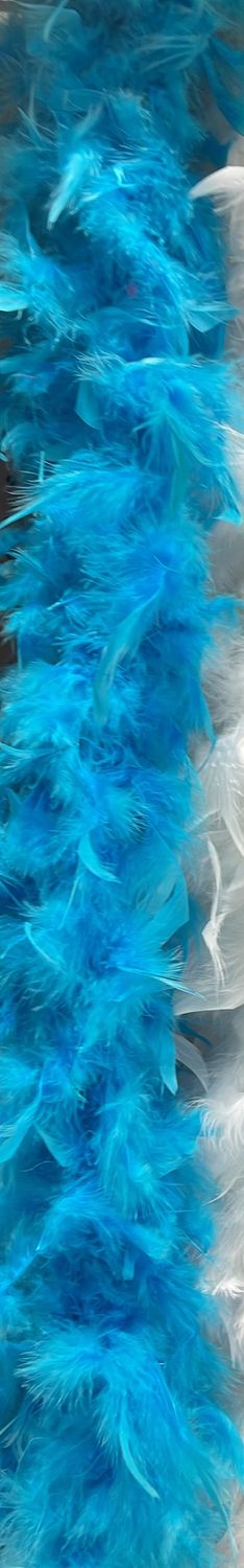 Light Blue Feather Boa