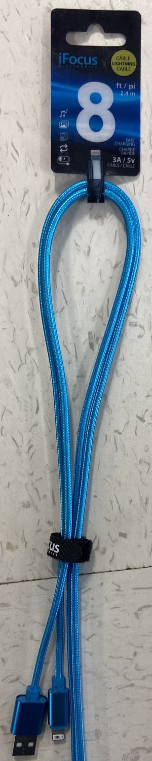 8ft USB to Lightening Charging Cable