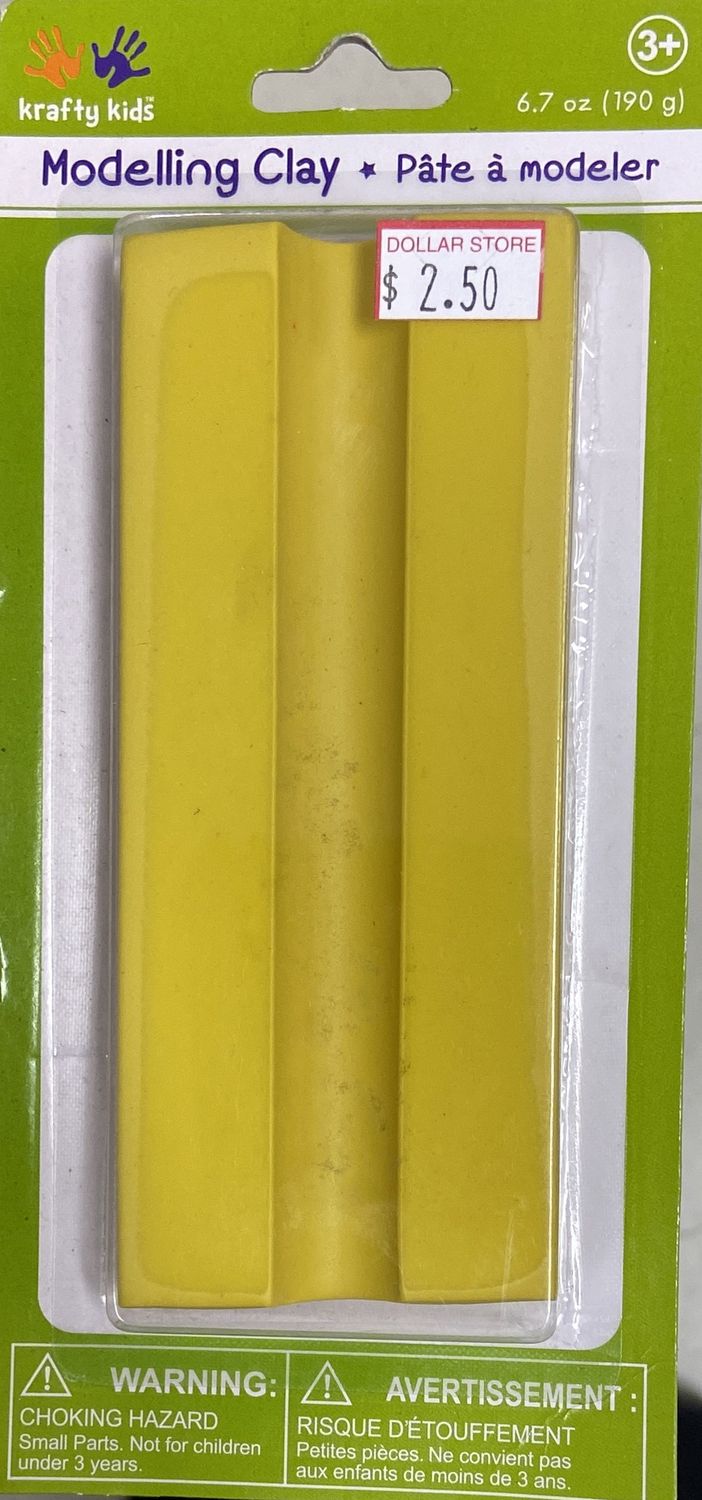 Krafty Kids: Yellow Modelling Clay 6.7oz