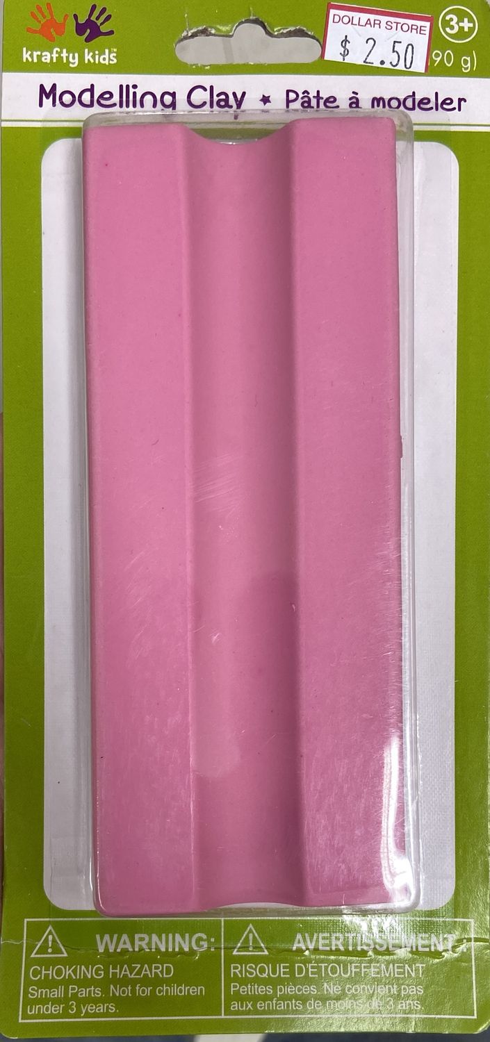 Krafty Kids: Light Pink Modelling Clay 6.7oz
