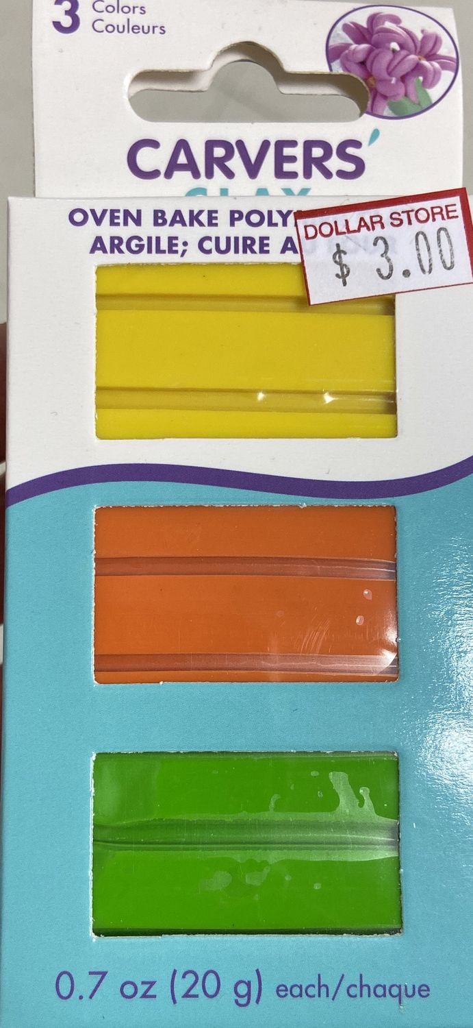 MultiCraft: Carvers Clay 3 x 20g - Tropicana