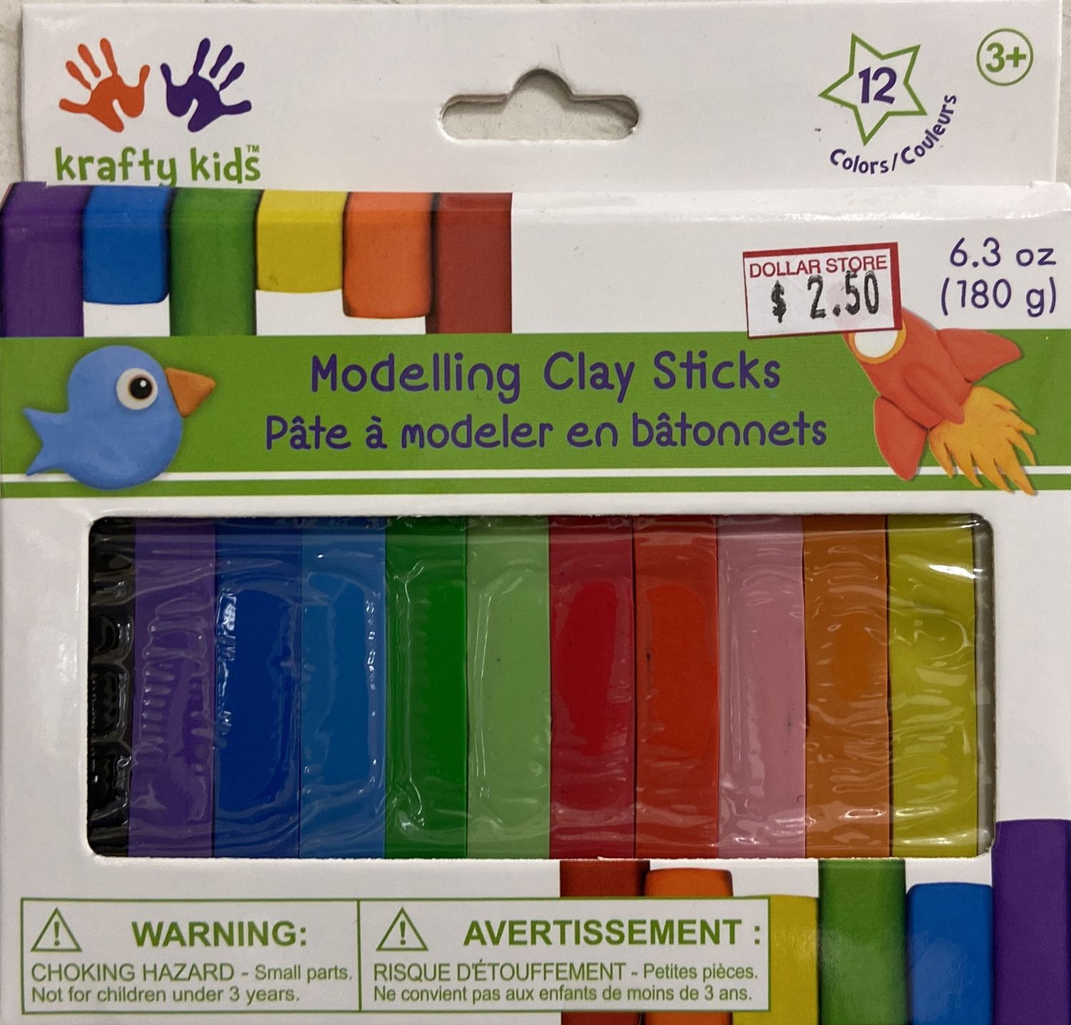 MultiCraft: Modelling Clay Sticks x12 Colors 