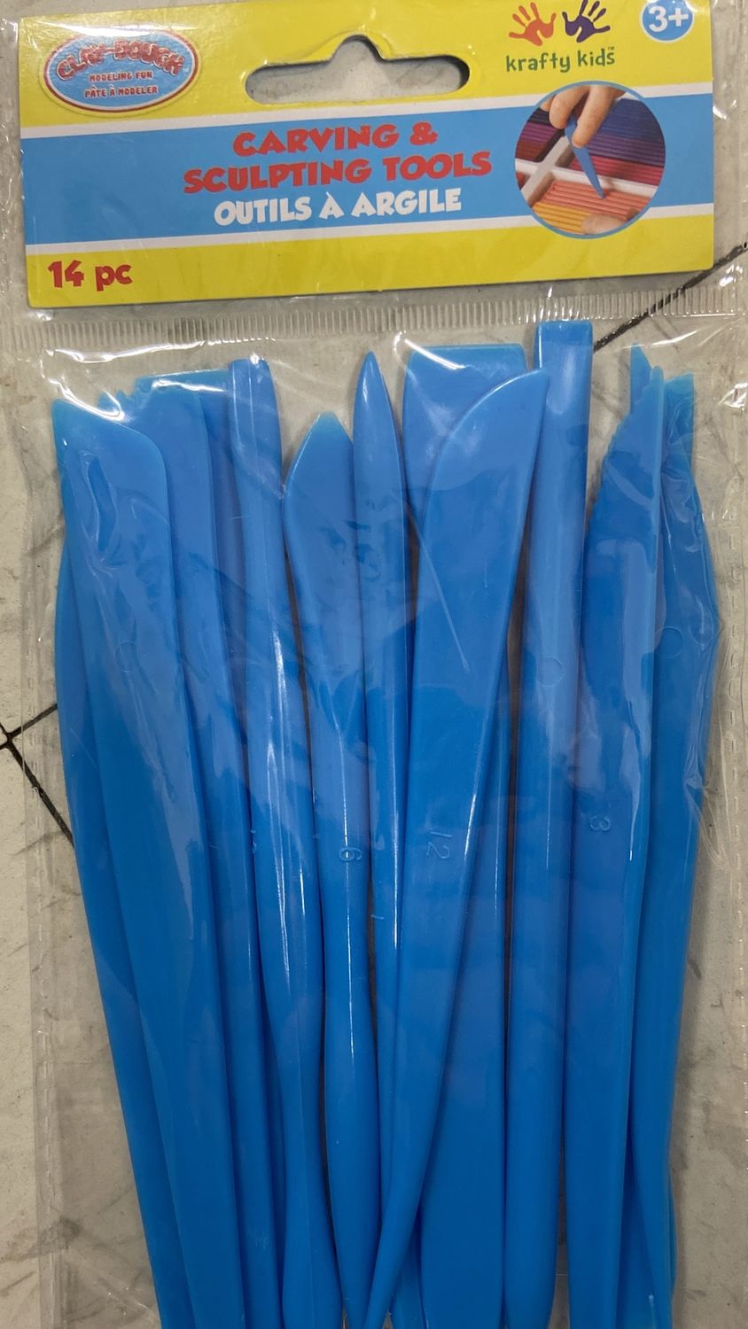 Clay-Dough: 14pk Carving &amp; Sculpting Tools
