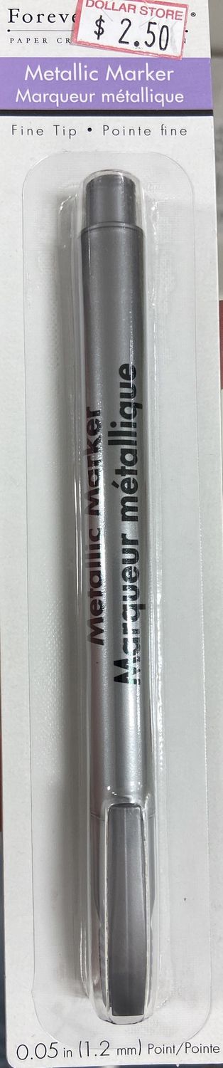 MultiCraft: Silver Fine Tip Metallic Marker 0.05&quot;