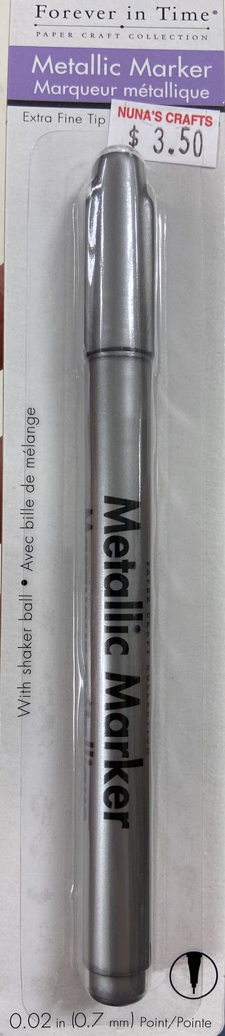 MultiCraft: Silver Metallic Marker 0.02&quot;