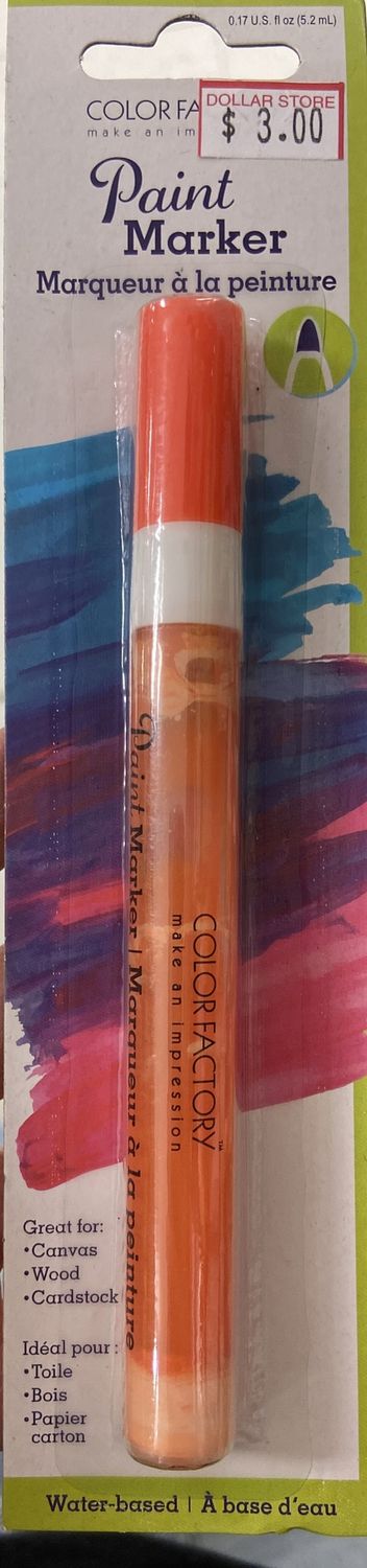 MultiCraft: Orange Paint Marker 0.17 fl oz 