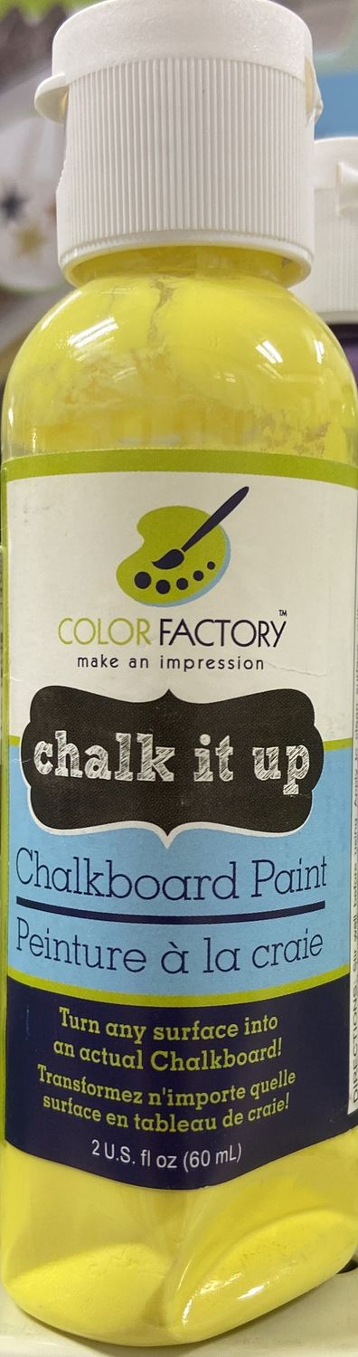 Chalkboard Paint: Bold Background Asst. Colors 1 x 60mL