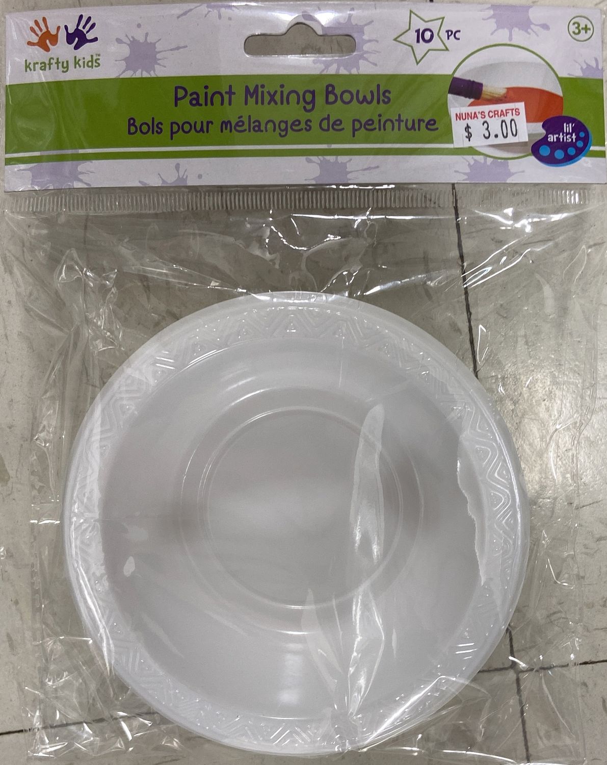MultiCraft: 10pk Large Paint Mixing Bowls