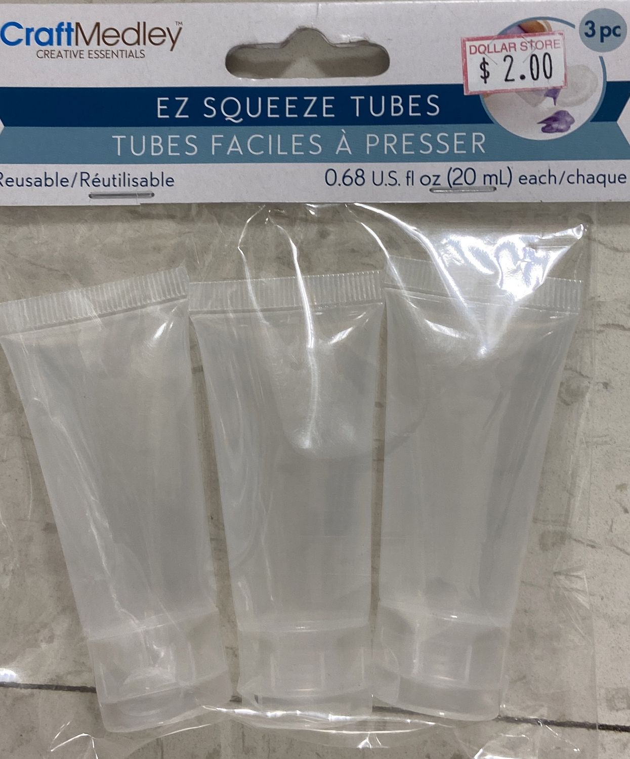 MultiCraft: 3x 20mL EZ Squeeze Tubes