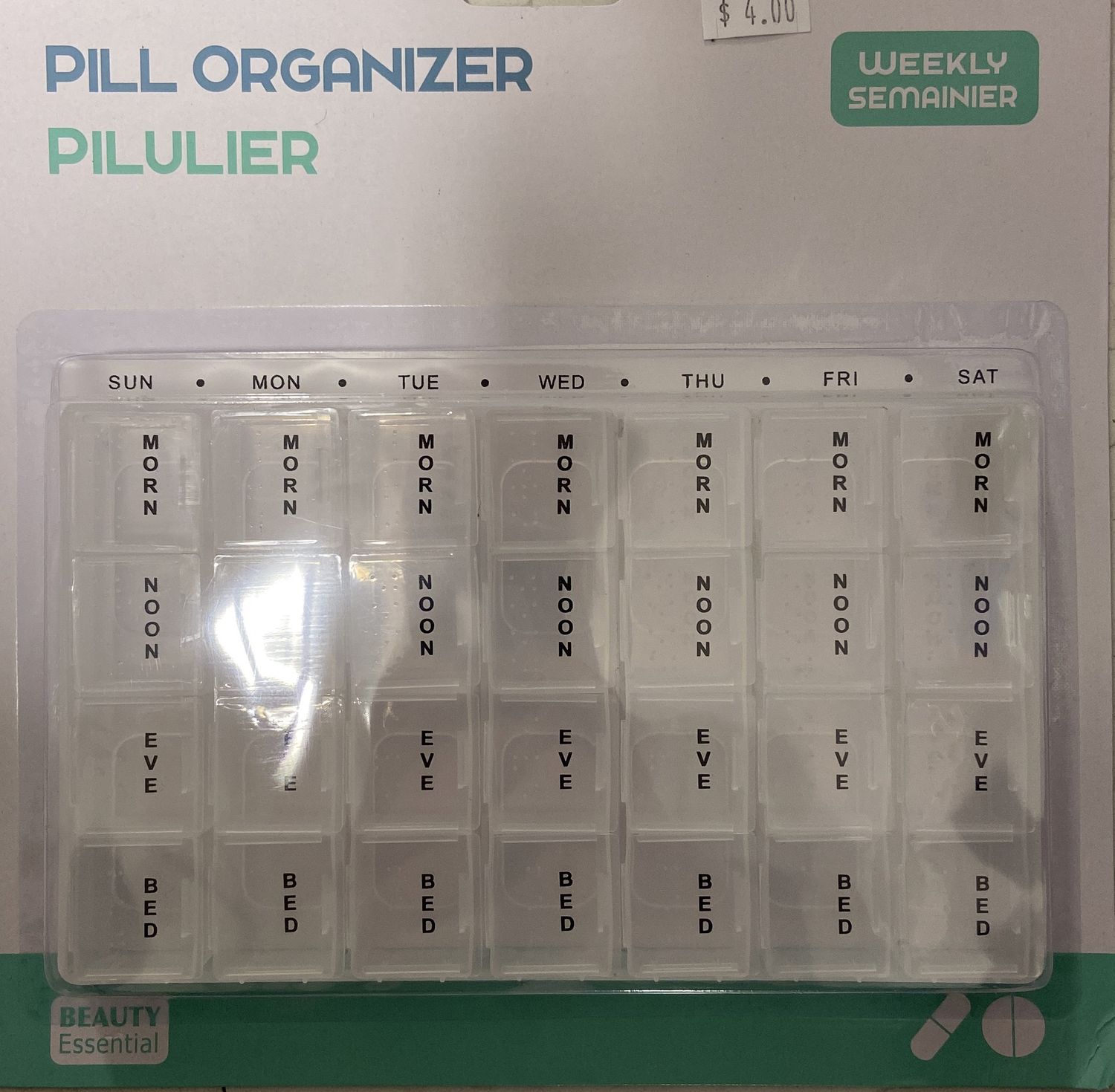 M.H.I: Large Weekly/Daily Pill Organizer