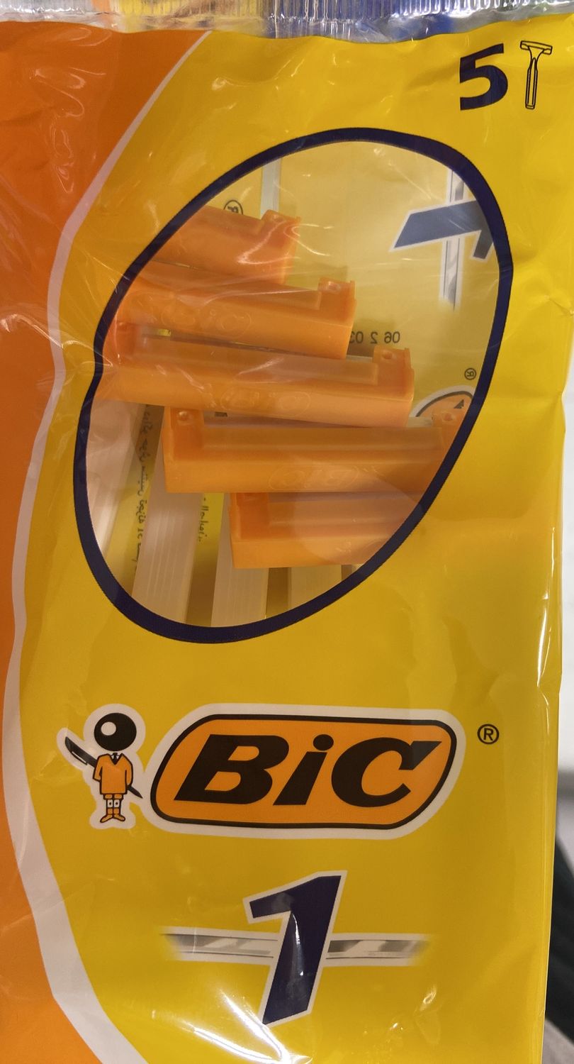 Bic: 5pk 1 Blade Disposable Razors