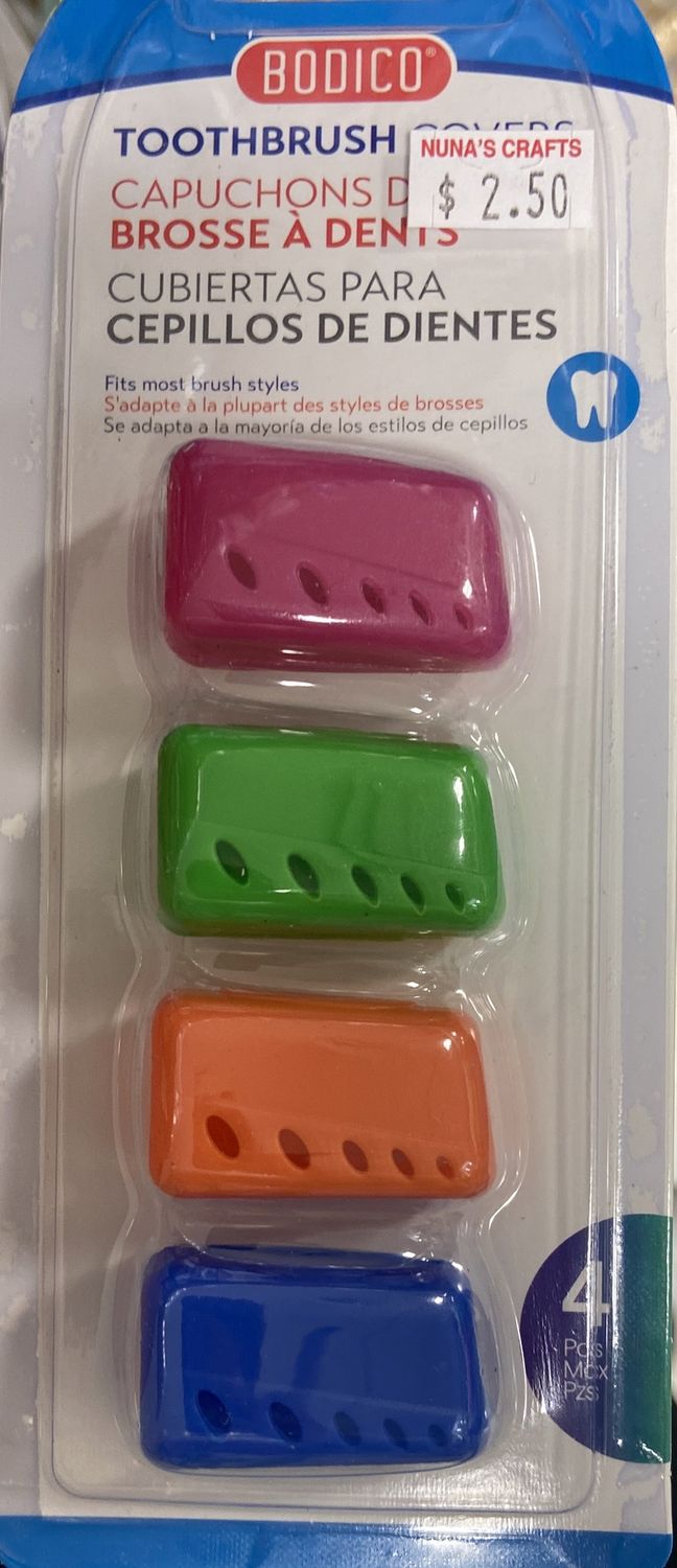 CTG: 4pk Toothbrush Covers