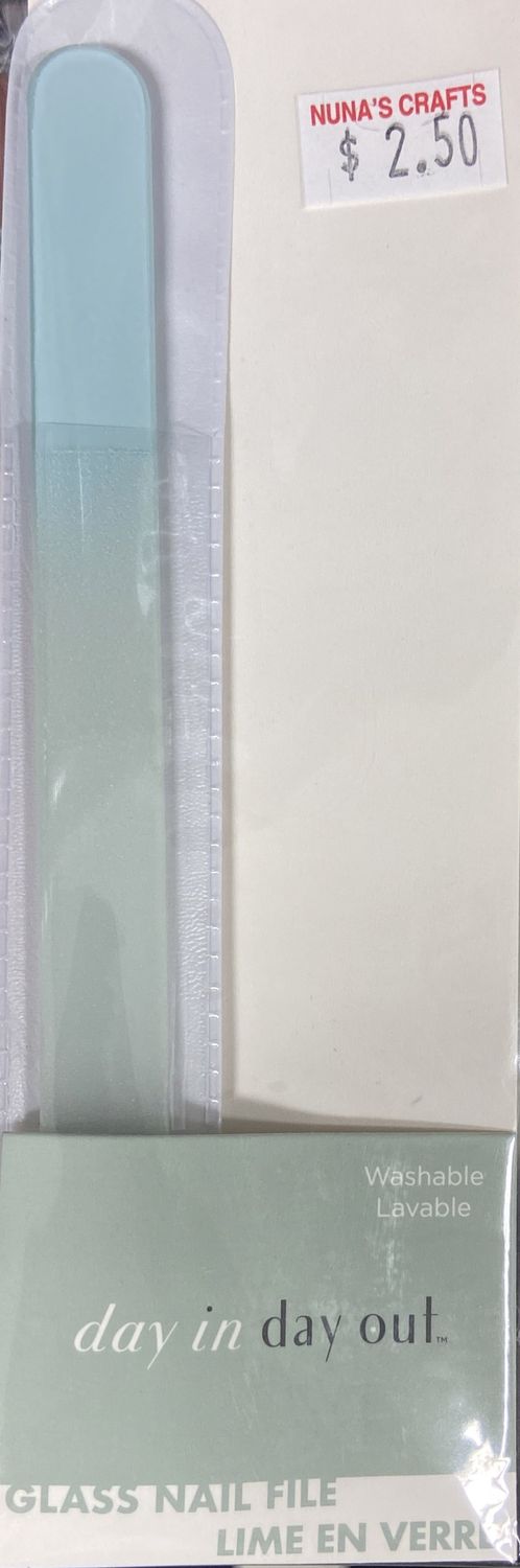 EyeCandy: Asst. Color Washable Glass Nail File