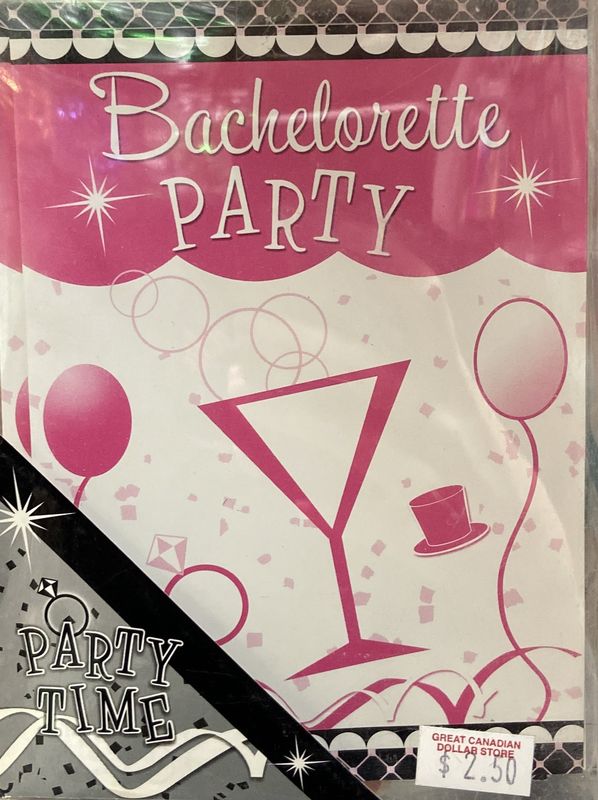 10pk Bachelorette Party Invitations with Envelopes