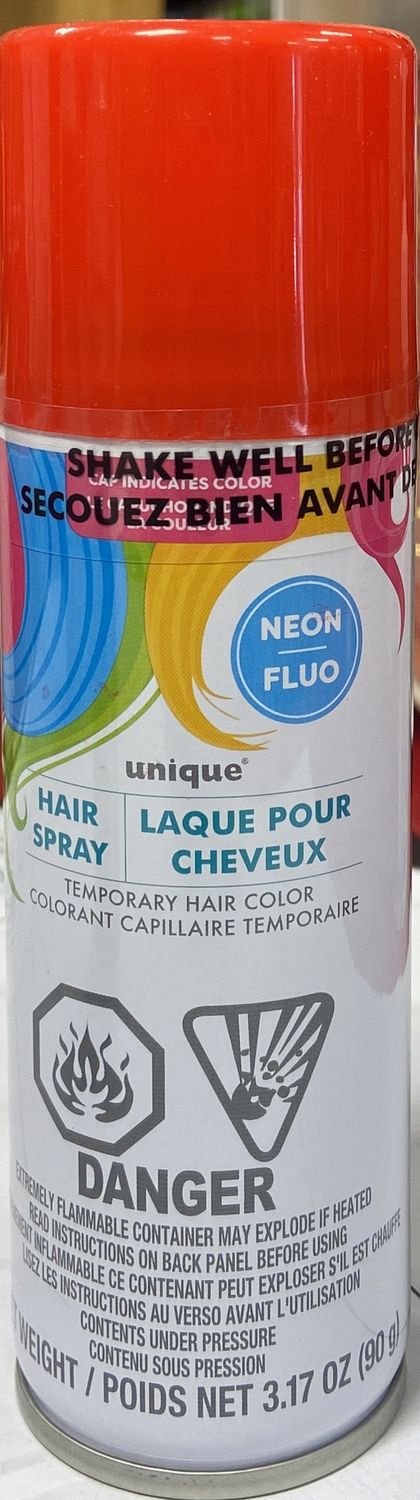 Unique: Red Temporary Color Hair Spray 90g